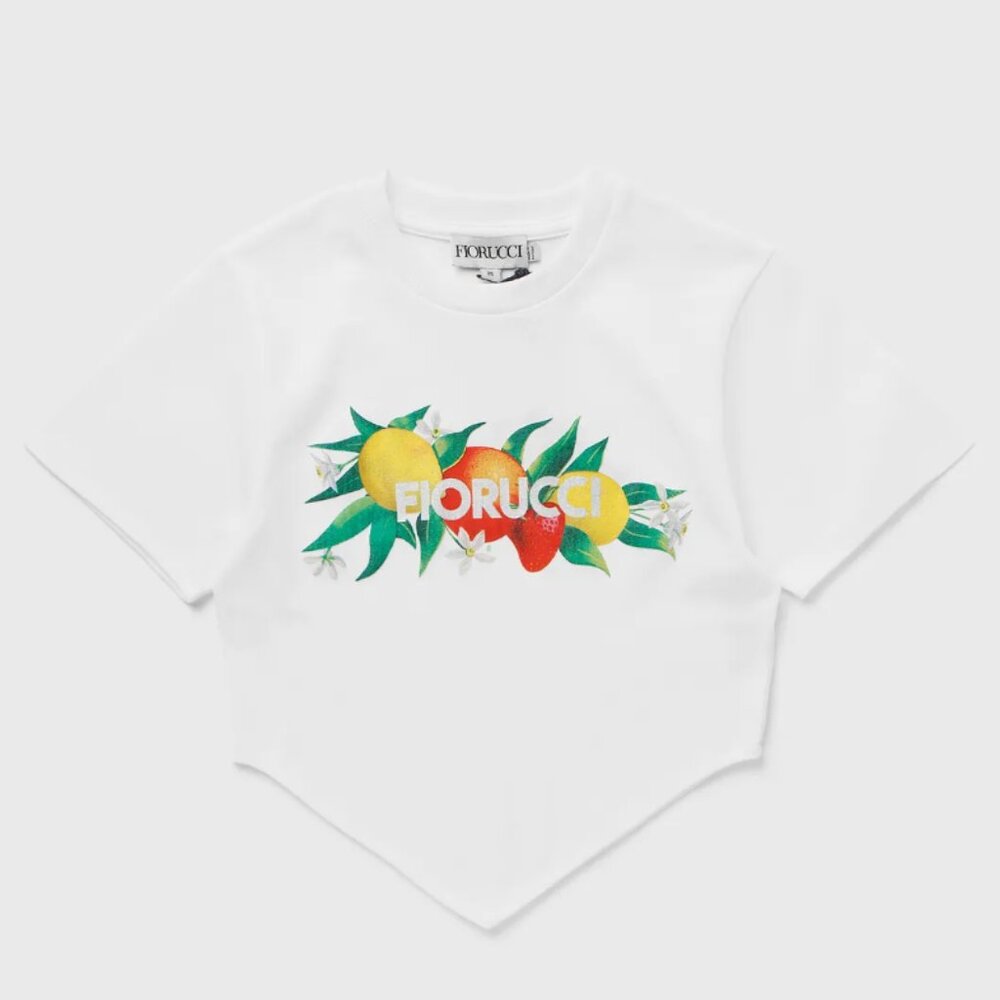 Fiorucci Fruity Logo Cropped Tee